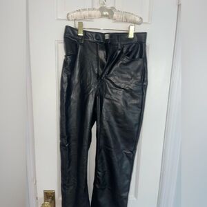 size 25 leather pants